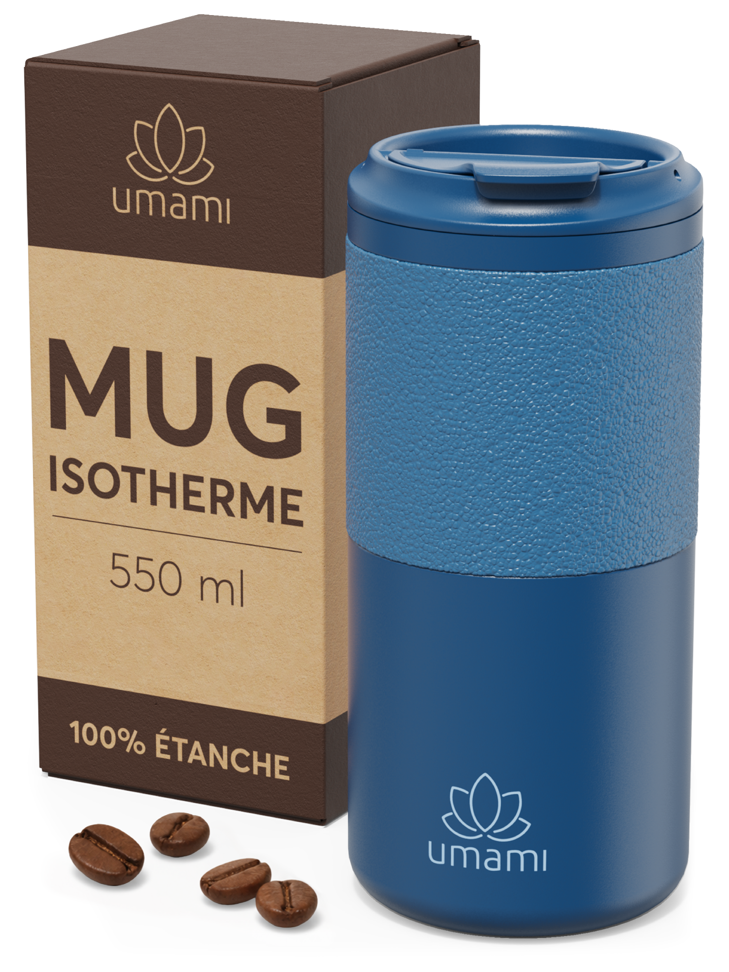 Thermobecher Blau 550 ml